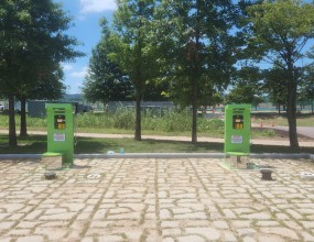 구미참살이캠핑장 설치완료